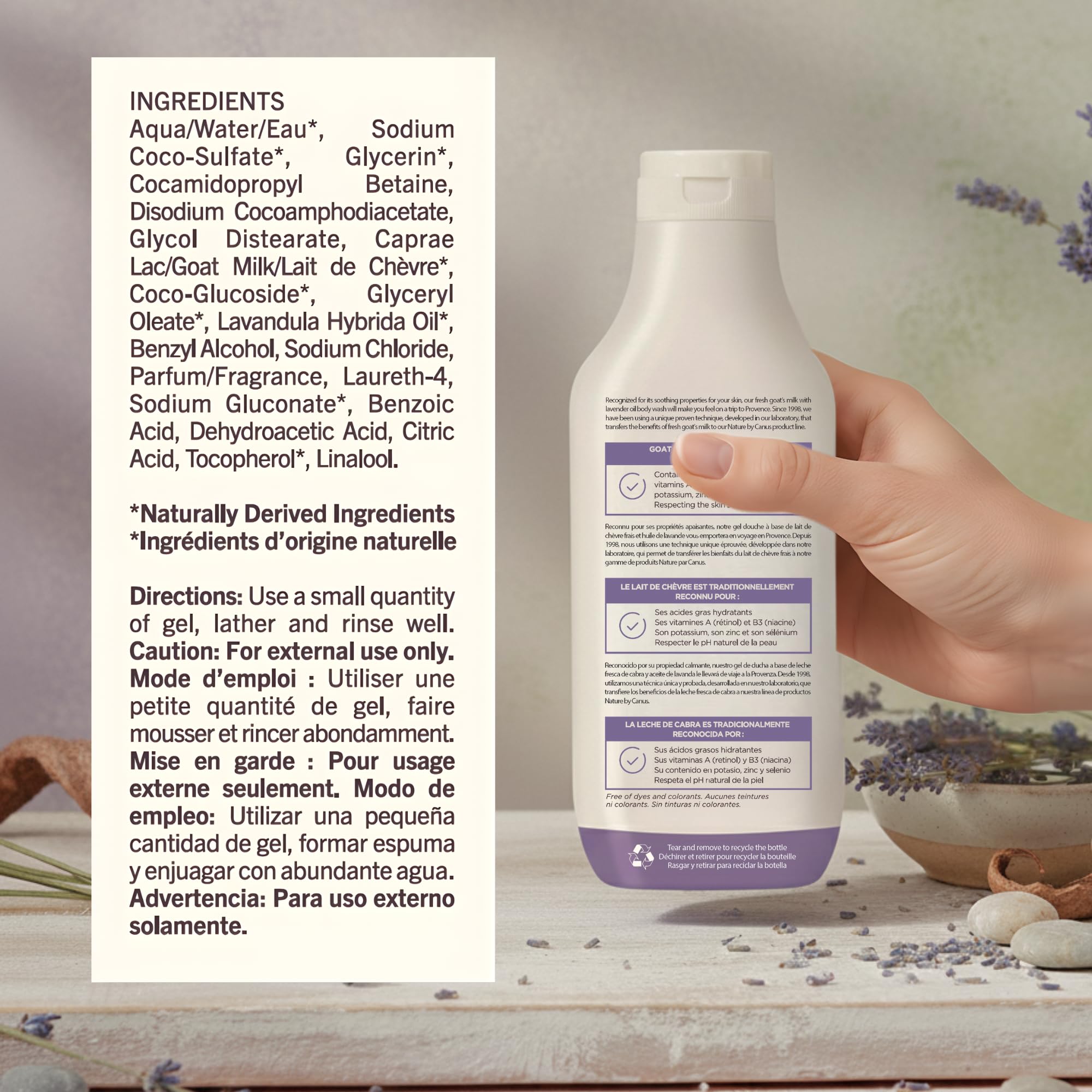 Nature par Canus, mousse onctueuse lavande, texture apaisante pour une routine détente