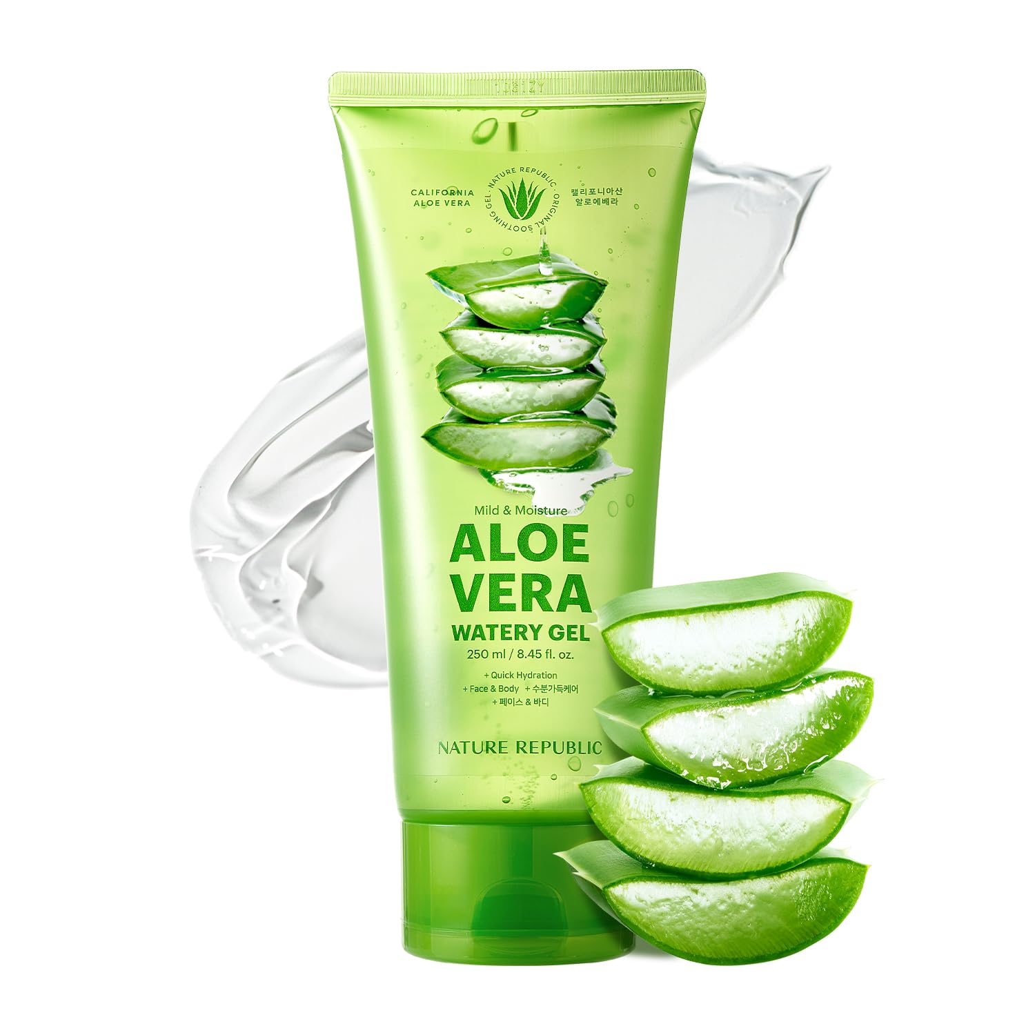 Nature Republic Gel Aloe Vera 92% apaisement rapide visage et corps
