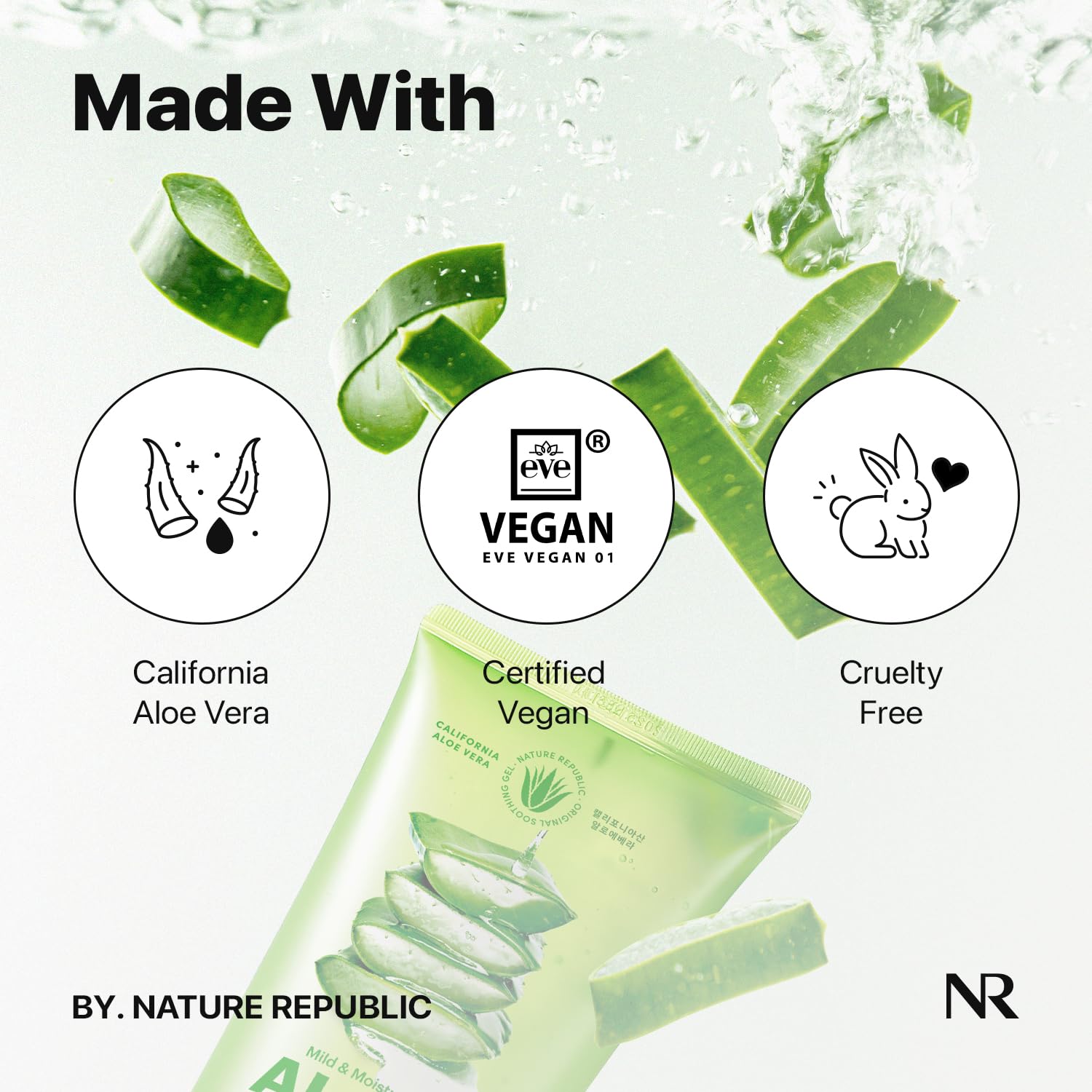 Nature Republic Gel Aloe Vera 92% soin visage corps cheveux