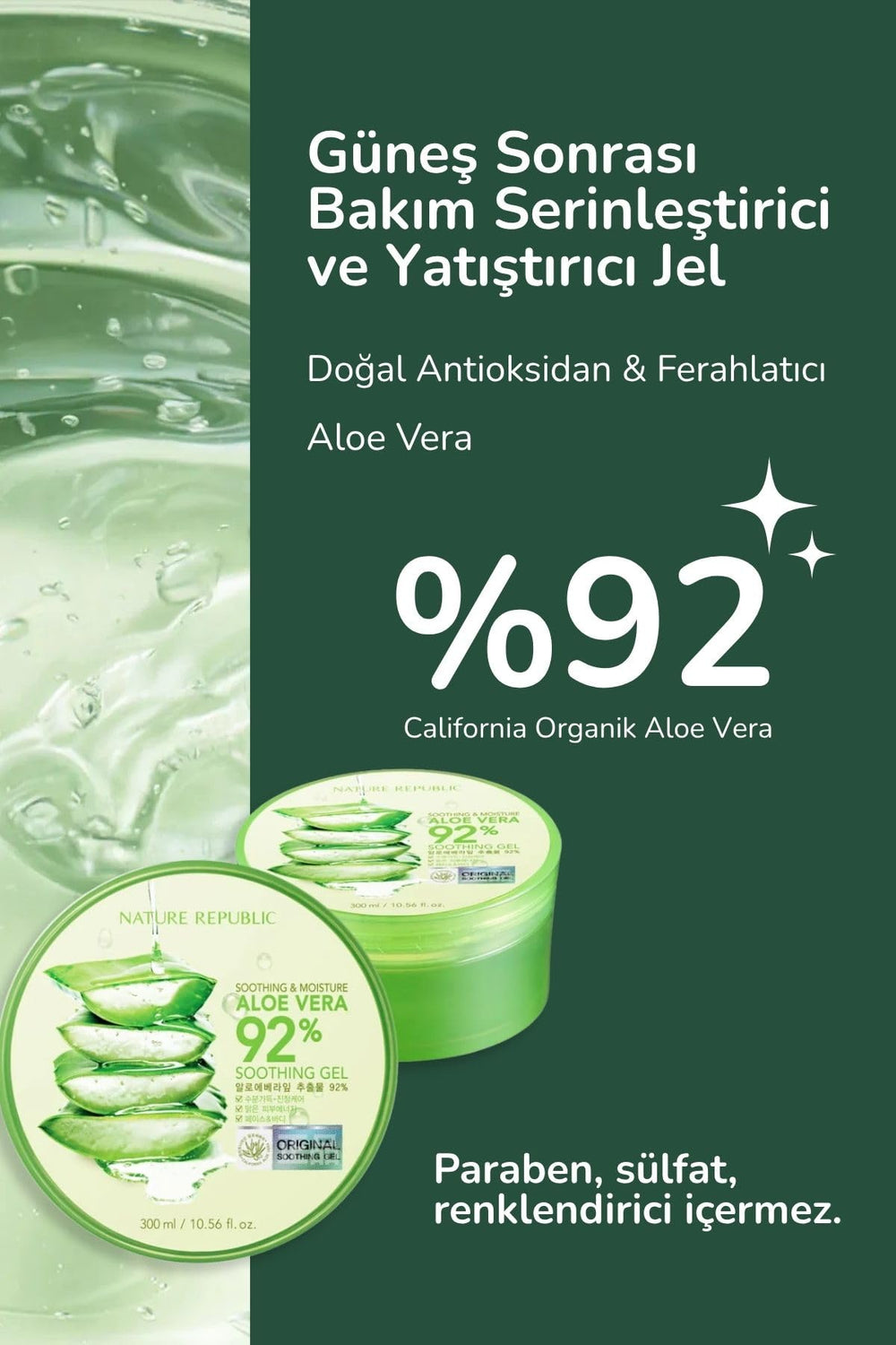 Application sur le visage pour une sensation rafraîchissante et hydratante.