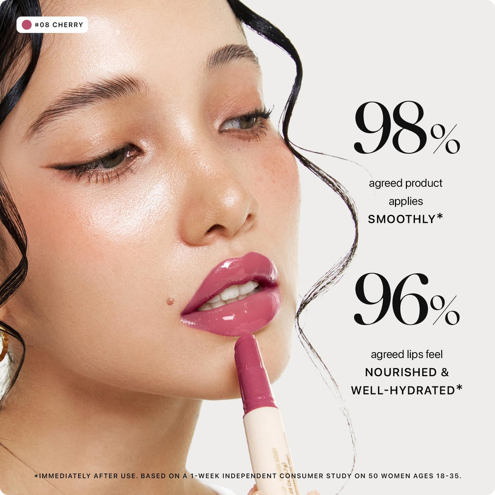 Texture brillante du Honey Melting Lip pour lèvres lisses et nourries
