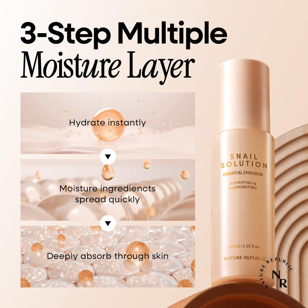 Production responsable de mucine d’escargot utilisée par Nature Republic Snail Mucin Emulsion