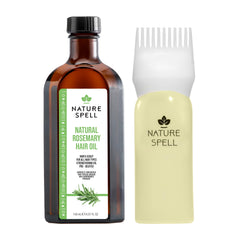Nature Spell huile romarin: bouteille avec applicateur-peigne prêt à l’emploi.