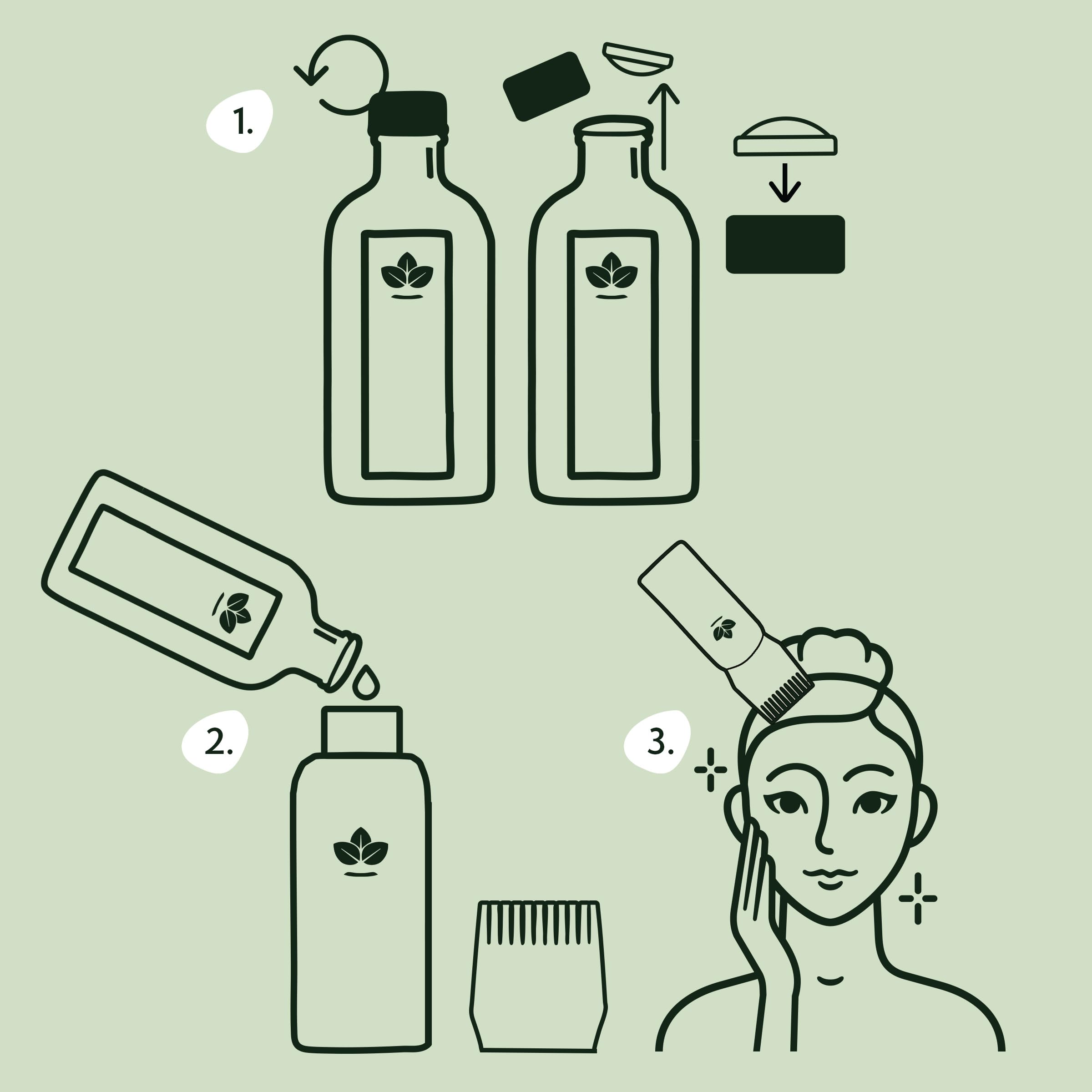 Nature Spell huile romarin: cheveux secs et abîmés, douceur accrue.