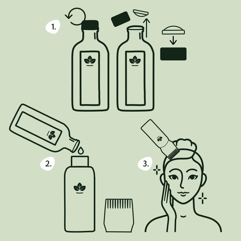 Nature Spell huile romarin: cheveux secs et abîmés, douceur accrue.