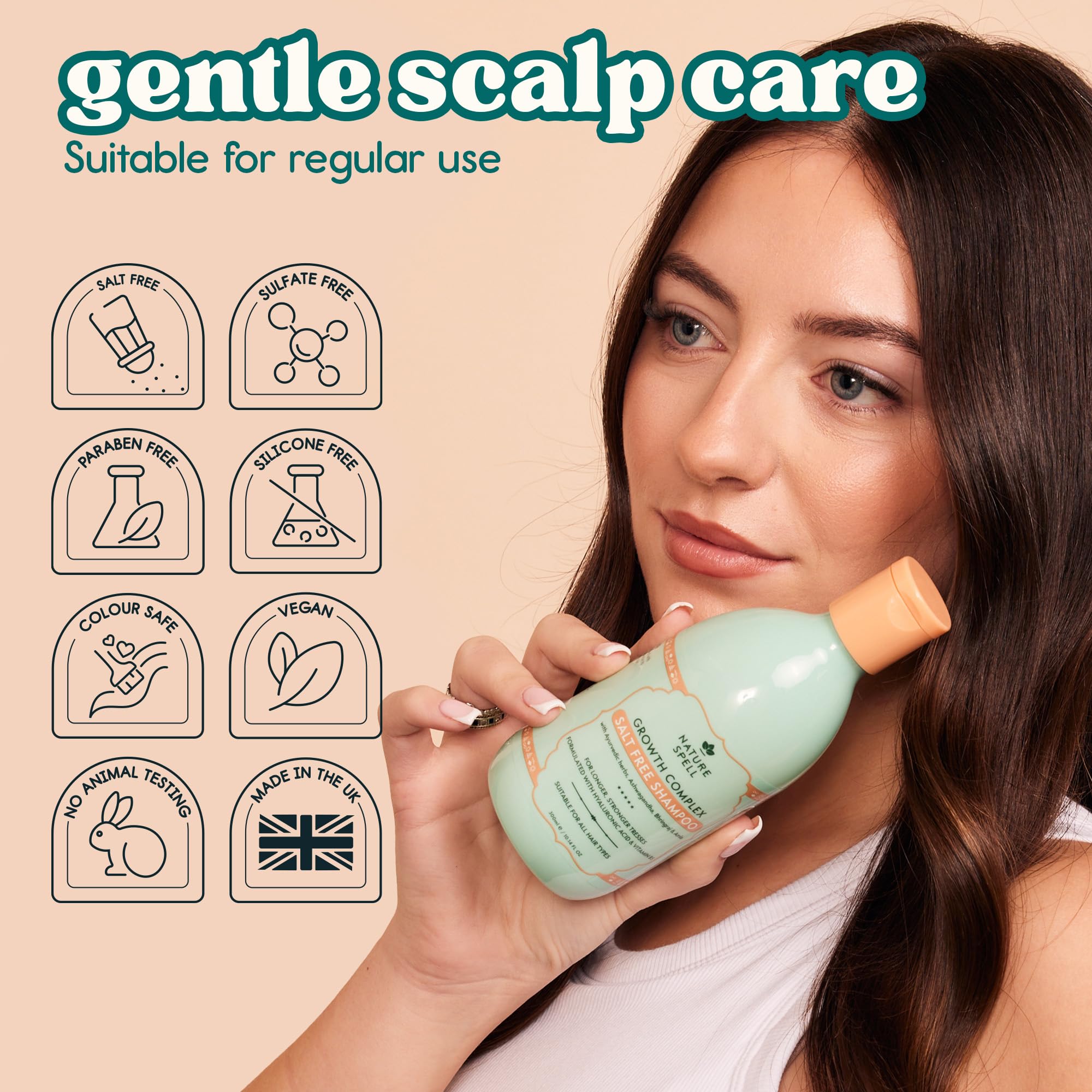 Nature Spell Shampoing Usage Quotidien: adapté à tous types de cheveux