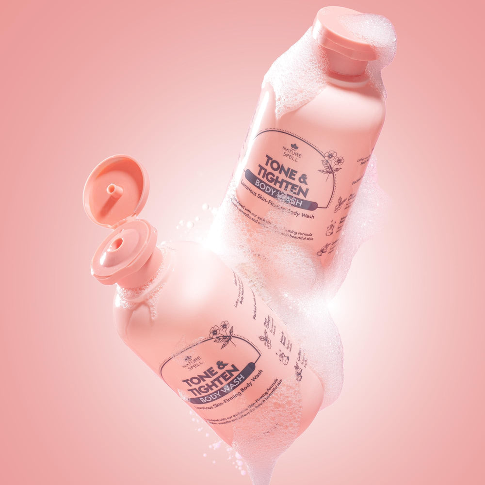 Nature Spell Tone & Tighten, mousse onctueuse pour fermeté après la douche.