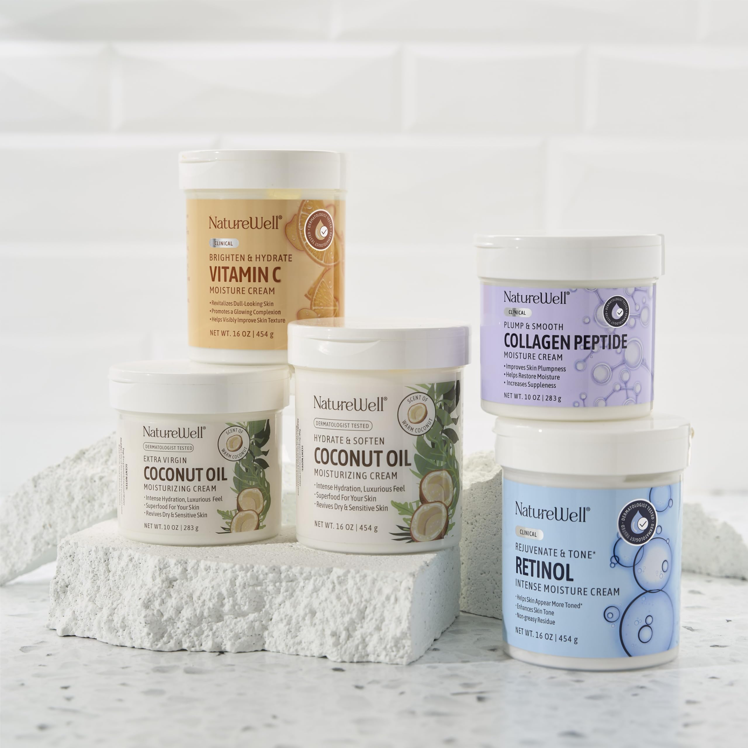 Nature Well packaging-box shot emphasizes compact 16oz jar for home use.