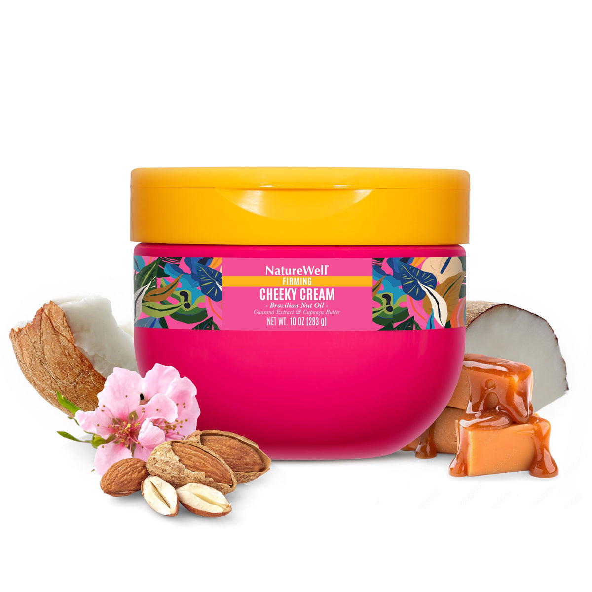 NATURE WELL Crème Corps Ultra-Riche, bouteille visible, hydratation intense et peau plus lisse.