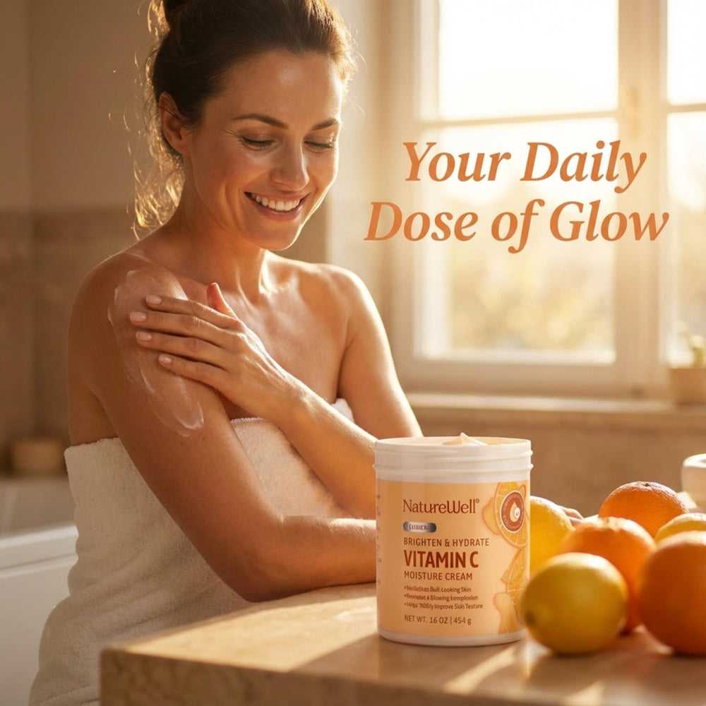 Nature Well Vitamin C crème emballage : pratique et sans parabènes