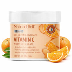 Nature Well Vitamin C crème visage : texture veloutée pour un éclat hydraté