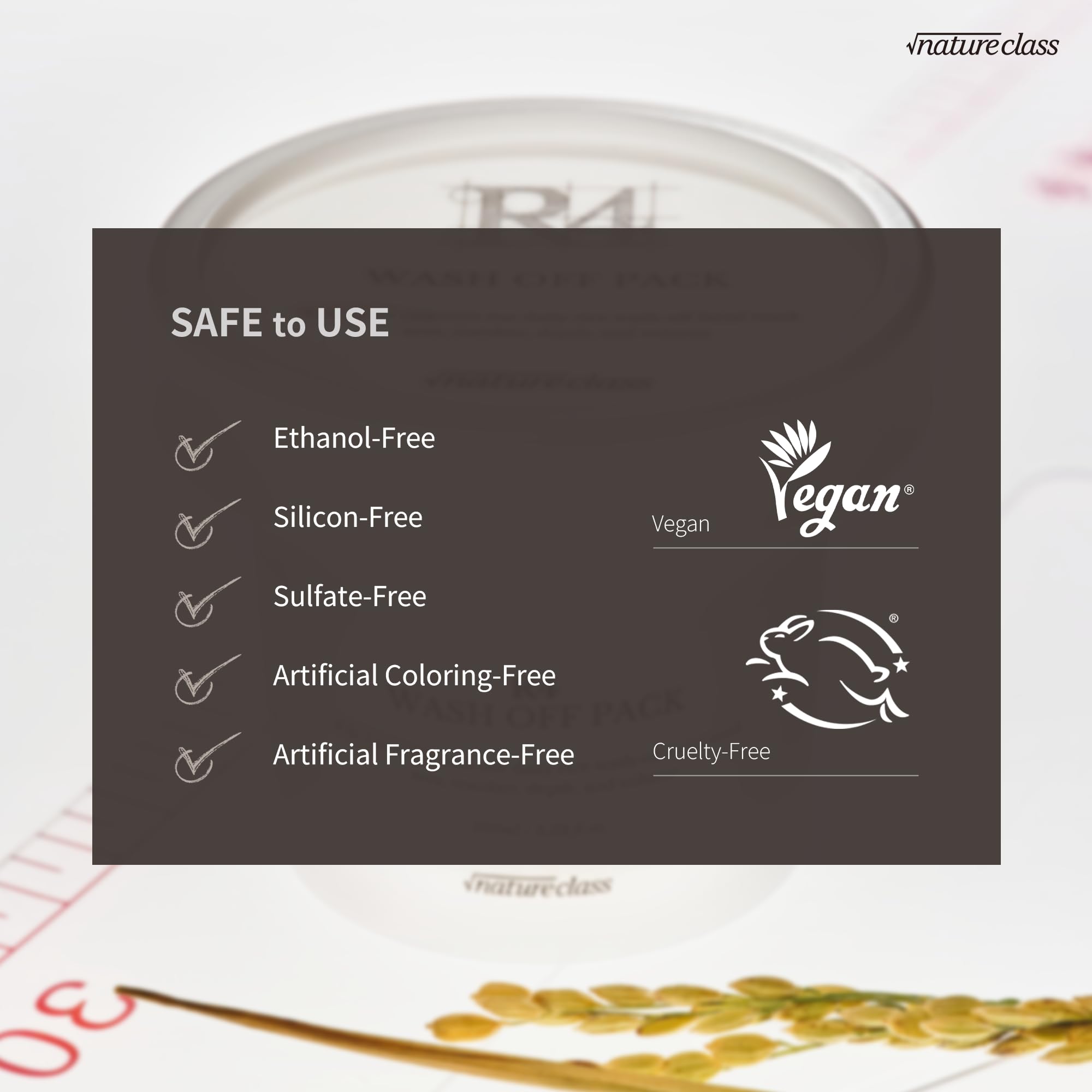 NatureClass R4 utilisation hebdomadaire recommandée pour peau rafraîchie.