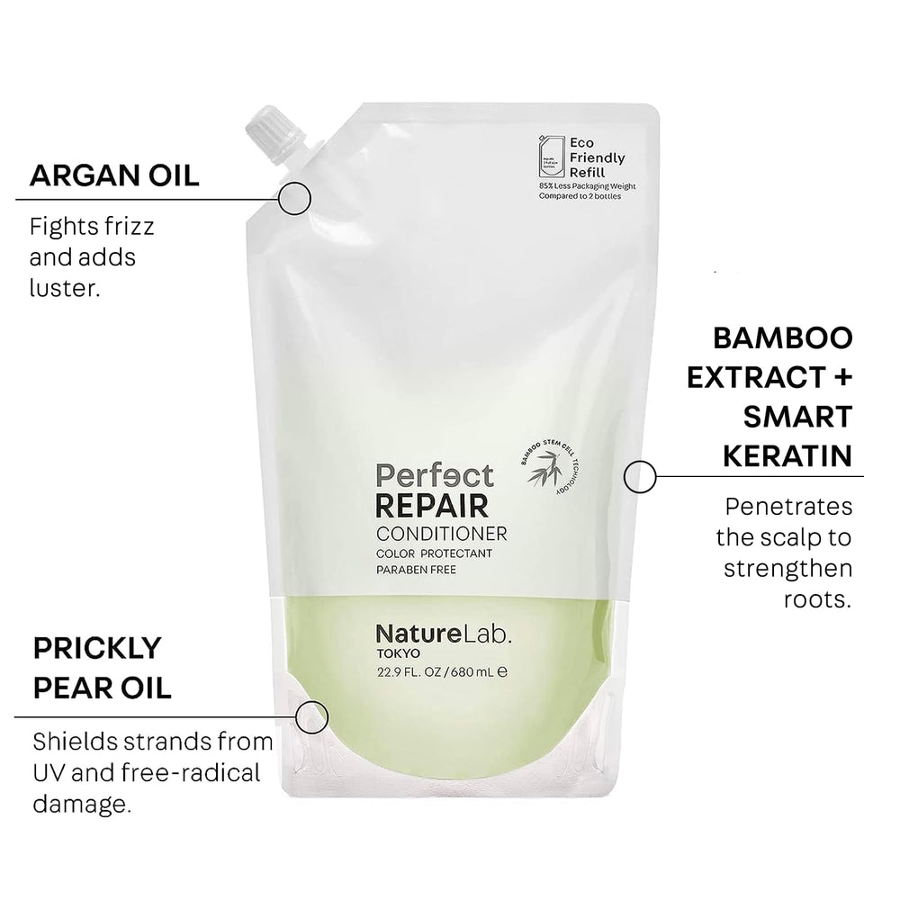 NatureLab.TOKYO brillance et douceur: cheveux plus lisses et soyeux