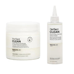 NatureLab.TOKYO Perfect Clean Scrub – bouteille prête pour nettoyer le cuir chevelu en douceur.