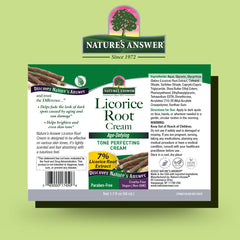 Nature's Answer Crème Réglisse – texture onctueuse qui nourrit et apaise la peau.