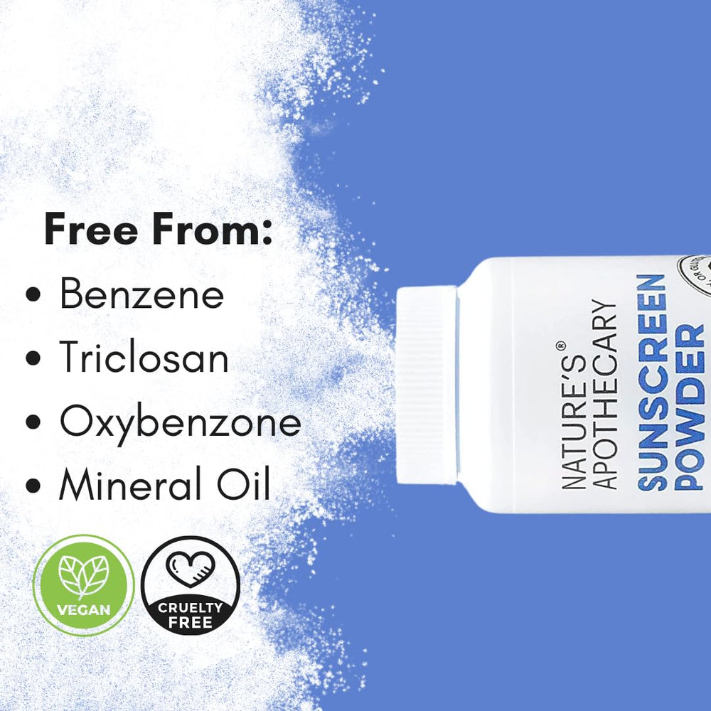NATURE'S APOTHECARY – visage lors de l'application, teint uniforme.