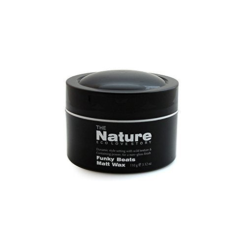 Hand applying Nature Funky Beats wax offers easy application and strong hold