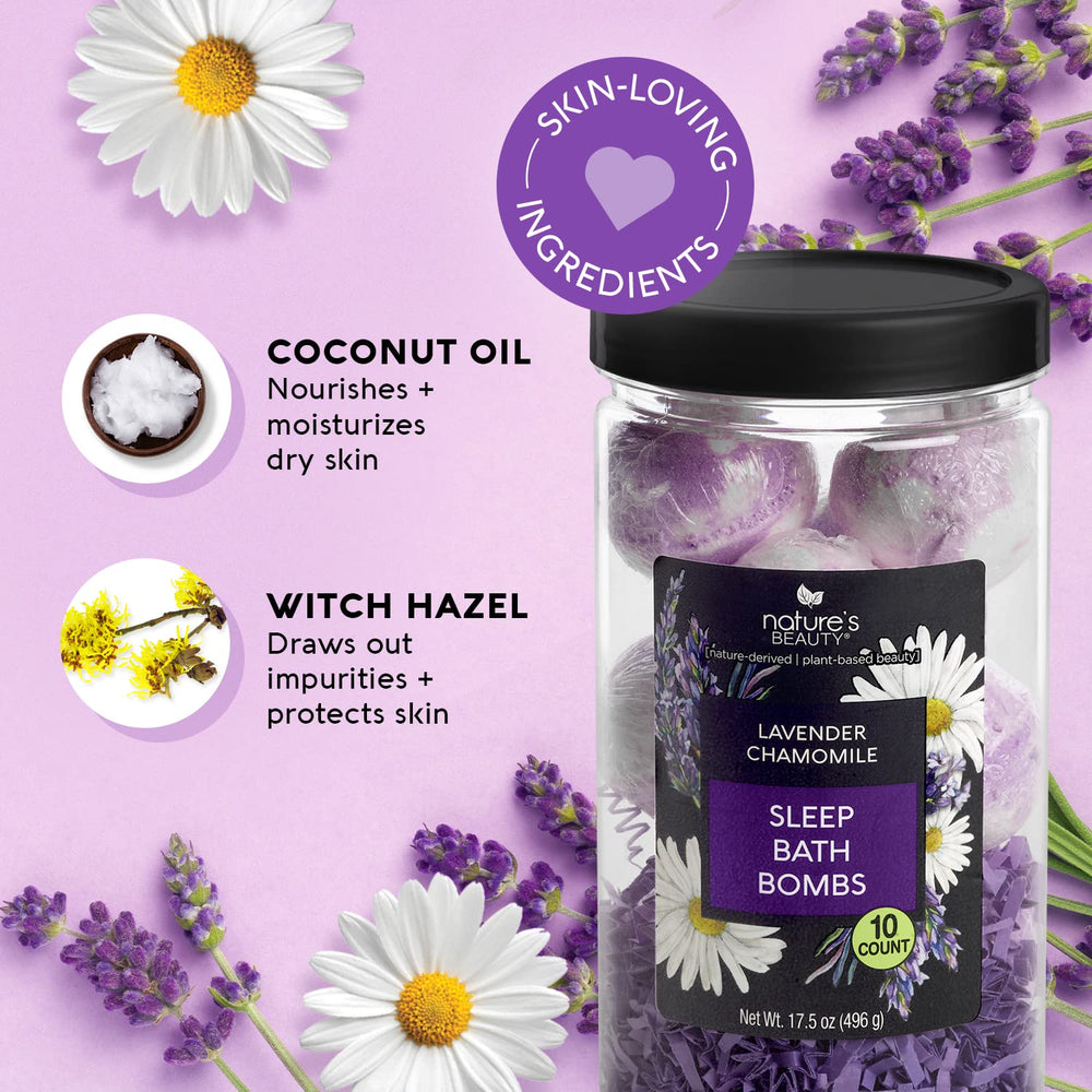 Coffret Nature's Beauty bain 2x10 pour rituel spa à la maison.