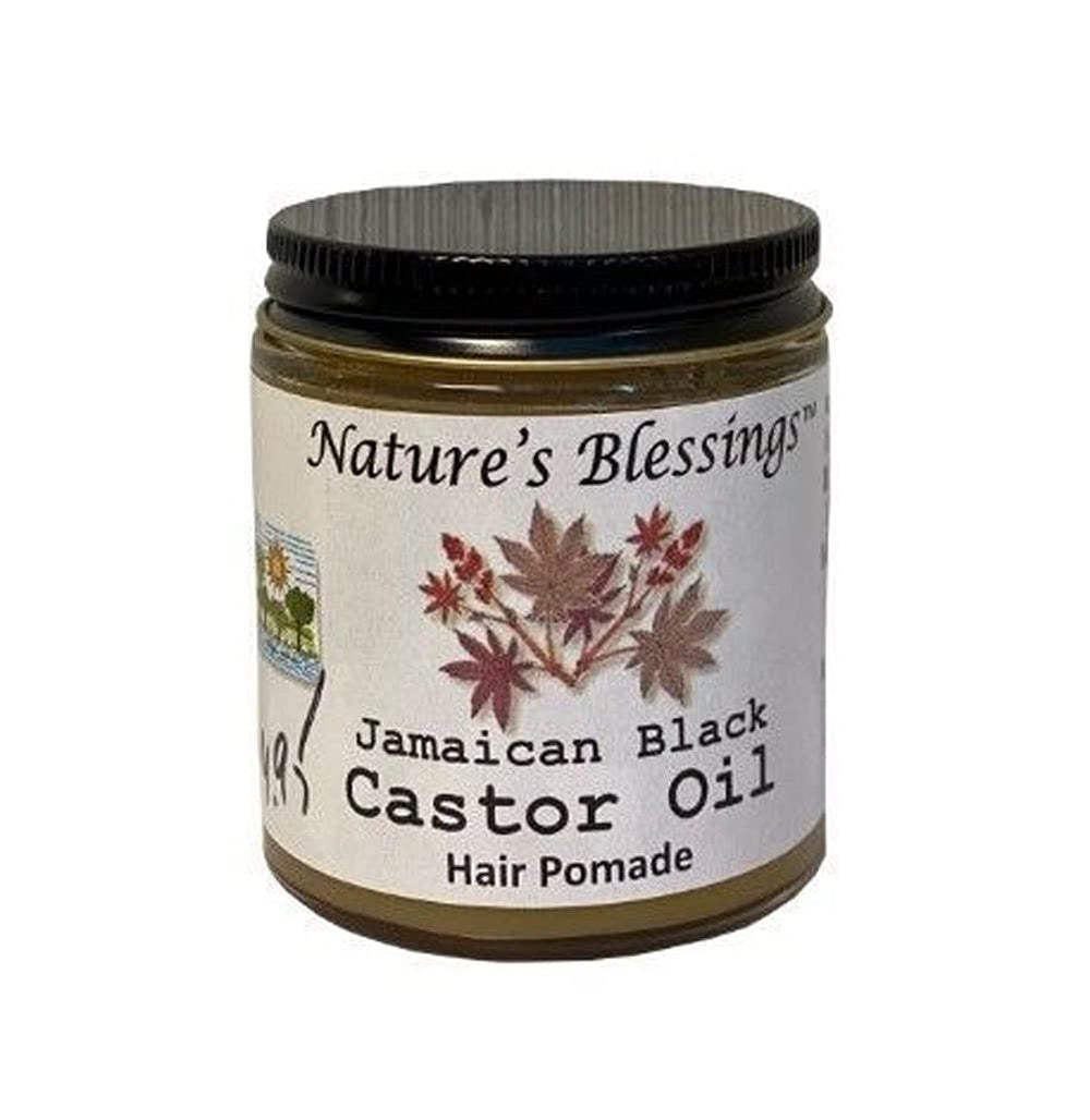 Nature's Blessing Pommade cheveux ricin noire jamaïcain, nourrissante et facile à appliquer