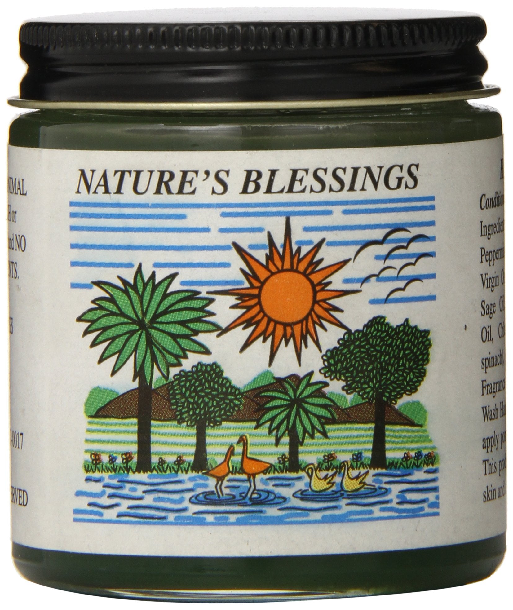Nature's Blessings pommade cheveux pot 4oz pour une tenue légère et naturelle.