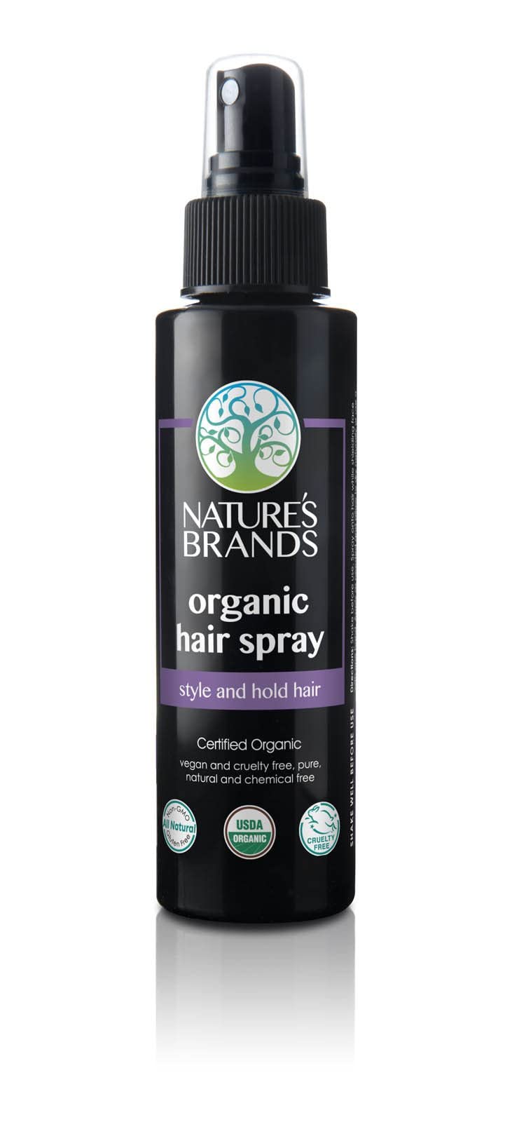 Nature's Brands brumisateur coiffant, bouteille de 118 ml, coiffage léger sans produits chimiques.