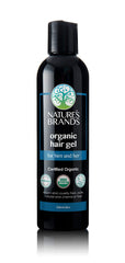 Gel capillaire Herbal Choice Nature's Brands en flacon de 8 oz, tenue durable sans lourdeur.