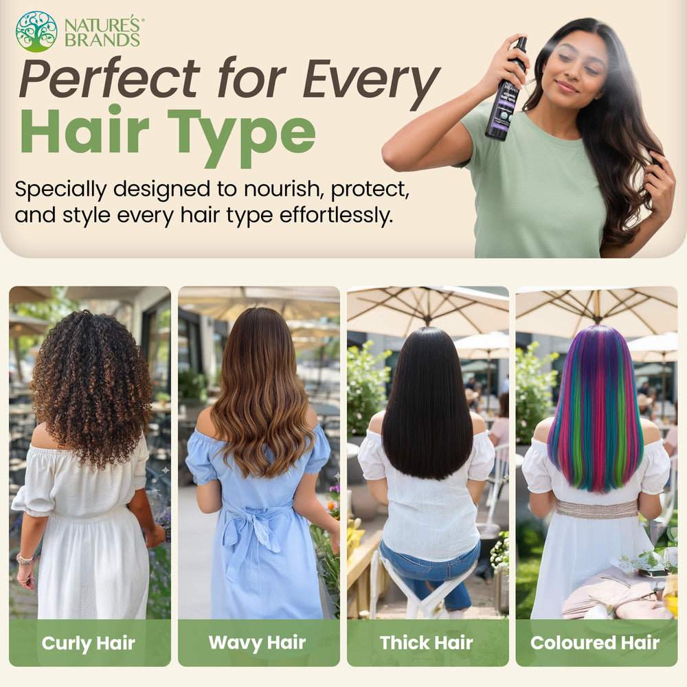 Nature's Brands – utilisation quotidienne douce adaptée cheveux sensibles.