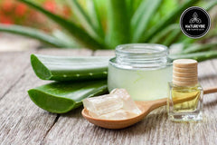 Naturevibe Botanicals Aloe Vera Oil, etiquette claire et naturelle