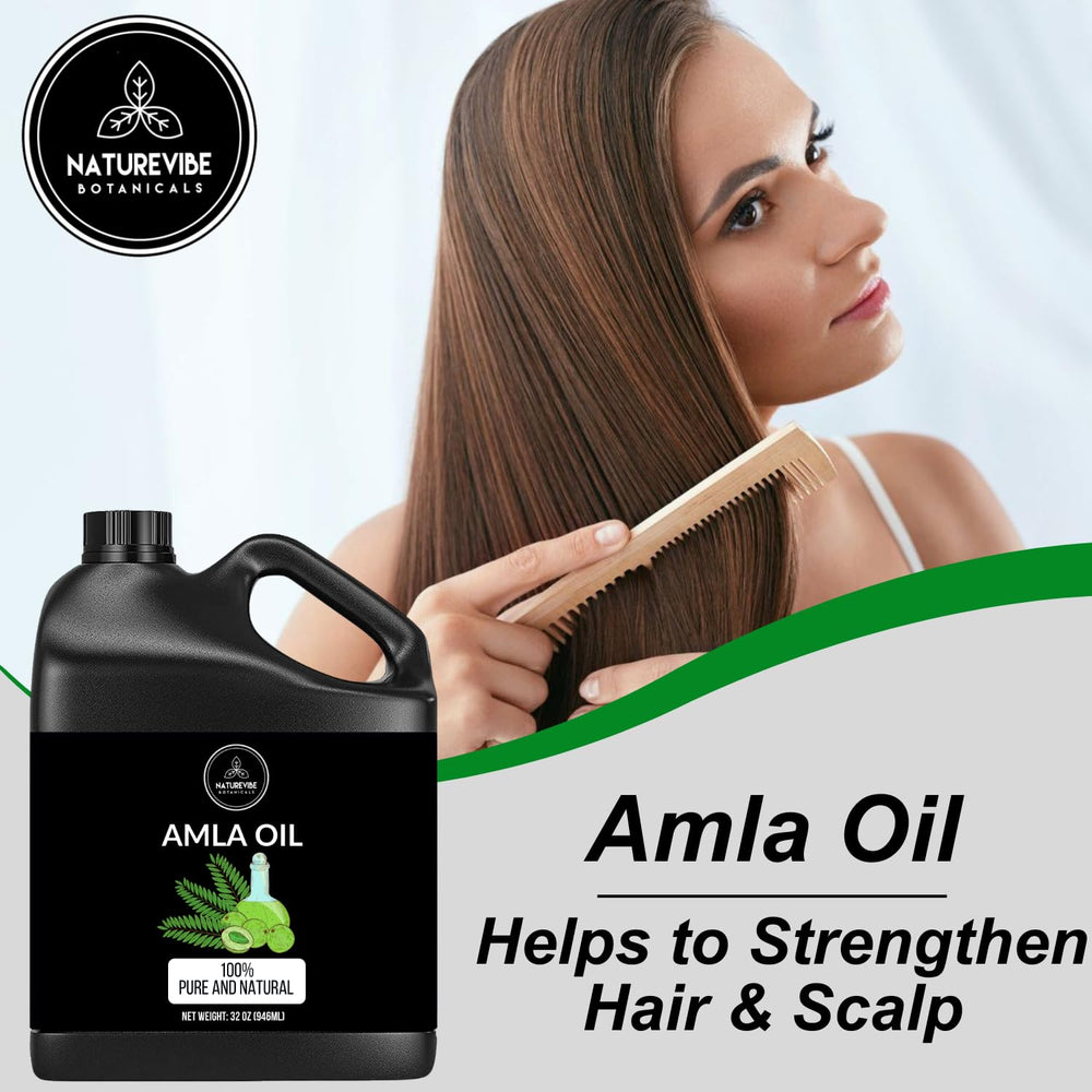 Naturevibe Botanicals Amla Oil pression froide sans additifs artificiels