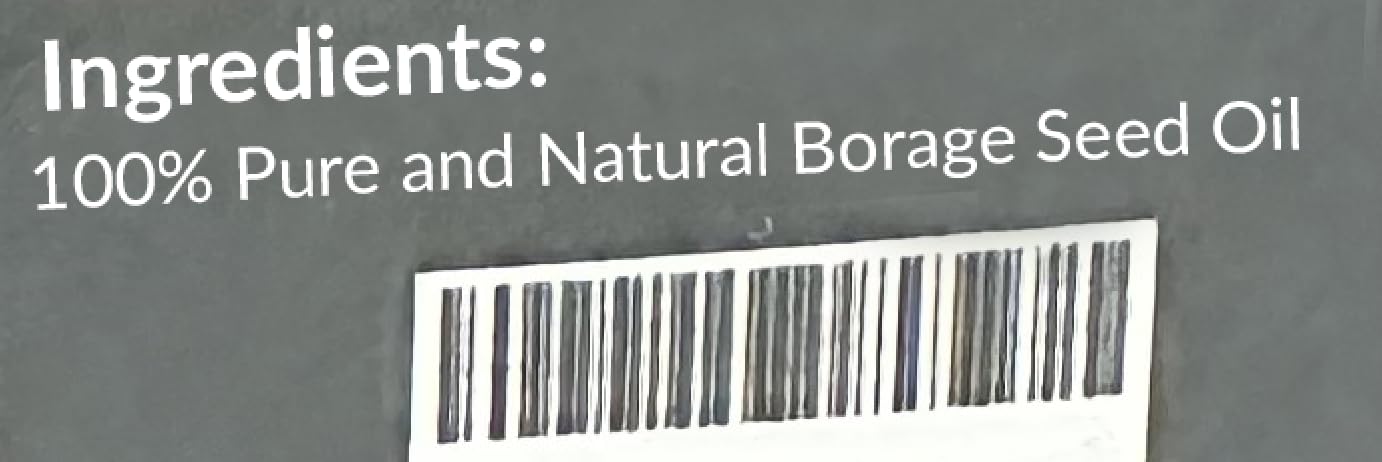 Amber bottle of Naturevibe Botanicals Borage Oil shown under soft light for protection.
