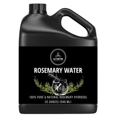 Naturevibe Botanicals Eau de Romarin, bouteille 946ml, soin capillaire pur et naturel