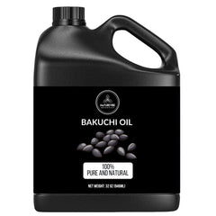Bakuchi Oil Naturevibe Botanicals dans son bocal, soin polyvalent pour peau et cheveux.