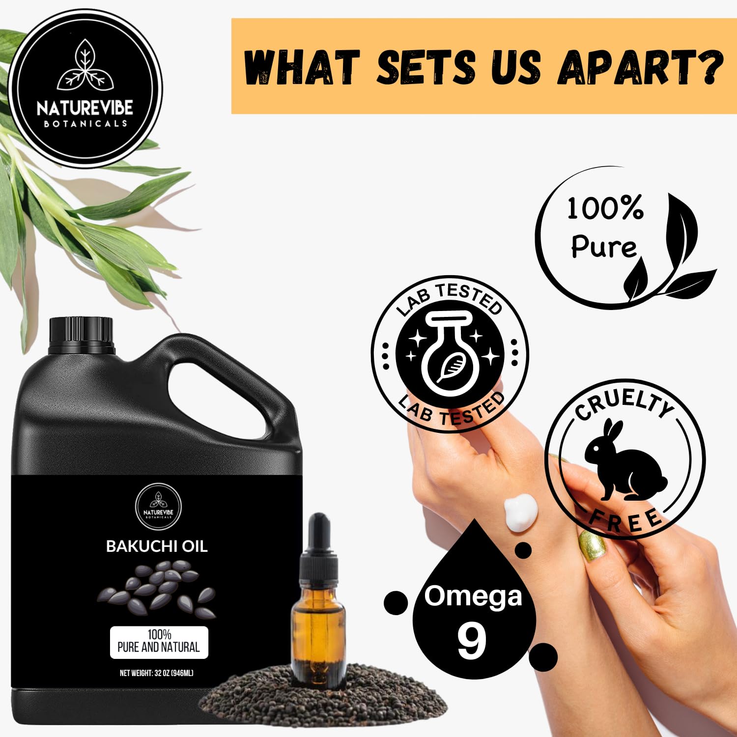 Bakuchi Oil Naturevibe Botanicals, conservation au frais pour préserver la fraîcheur.