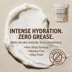 Nature Well Crème Coco ingrédients riches et vitamines A, C et E.