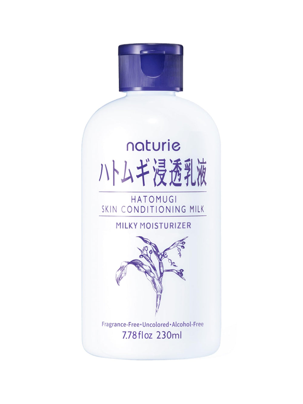 Naturie Hatomugi Lait Hydratant : flacon, hydratation légère visage et corps