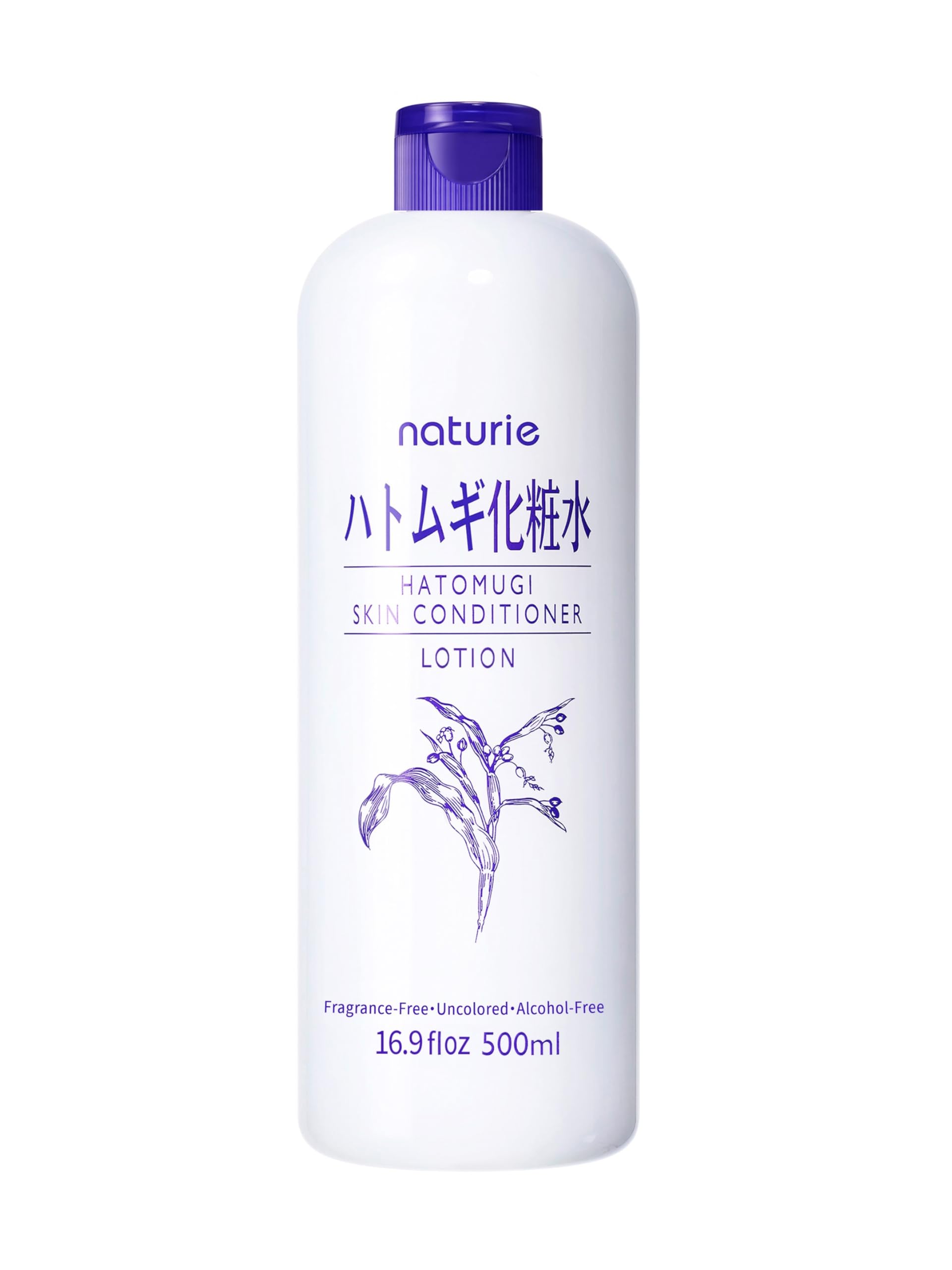 Naturie Hatomugi Skin Conditioner bouteille 500 ml prête à hydrater la peau