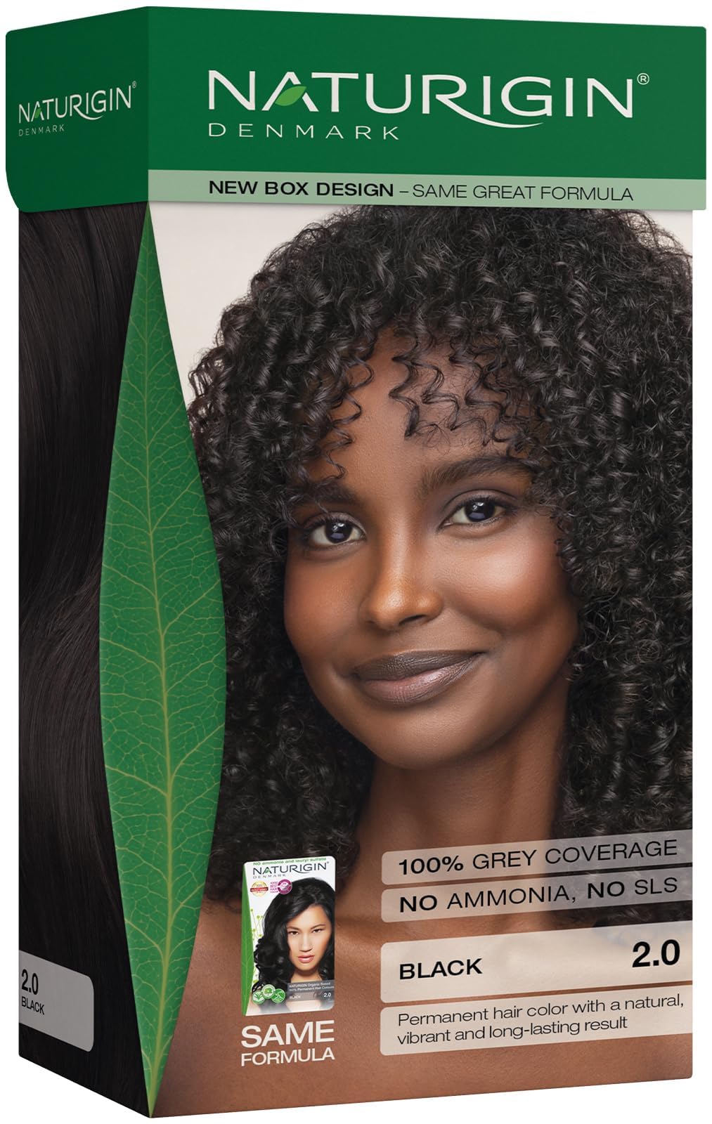 Naturigin couleur permanente noir 2.0 pack prêt à l’emploi pour une couleur durable.