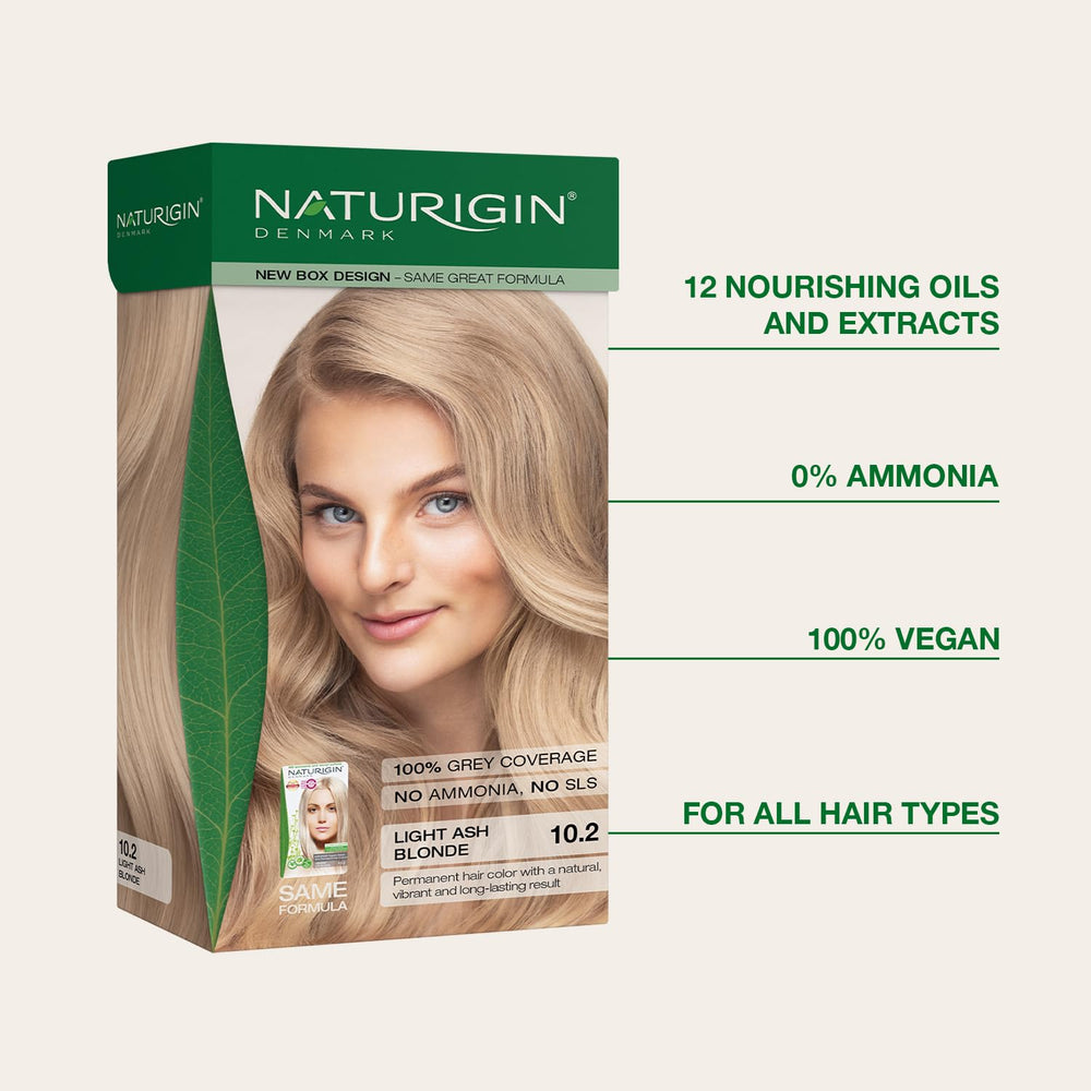 Coloration vegan et cruelty-free, adaptée à tous les types de cheveux.