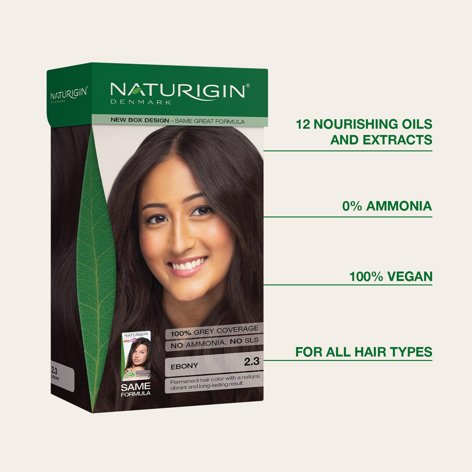 Huile d’argan nourrissante intégrée à Naturigin pour renforcer les cheveux colorés.