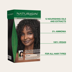 Naturigin coloration sans ammoniaque plus douce pour le cuir chevelu.