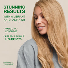 Naturigin soin après coloration nourrissant pour cheveux doux et brillants.