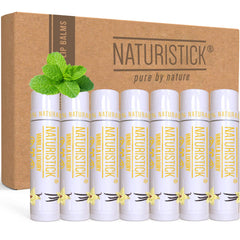 Naturistick baume lèvres vanille 1 – hydratation douce pour lèvres sèches.