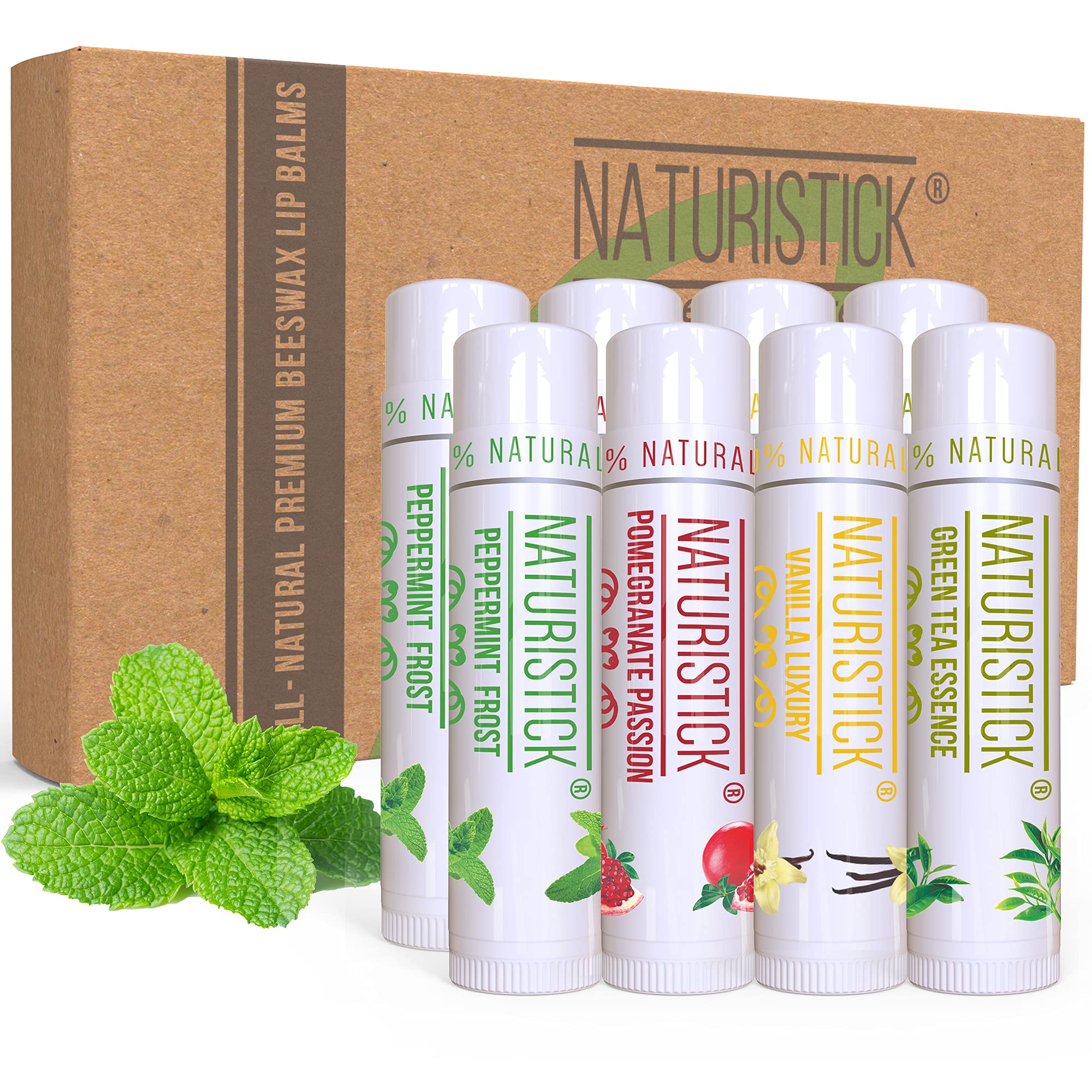 Naturistick baume lèvres vanille – application douce et hydratante pour lèvres sèches.