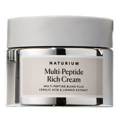 Naturium Crème Riche Multi-Peptide dans le pot pour hydrater le visage.