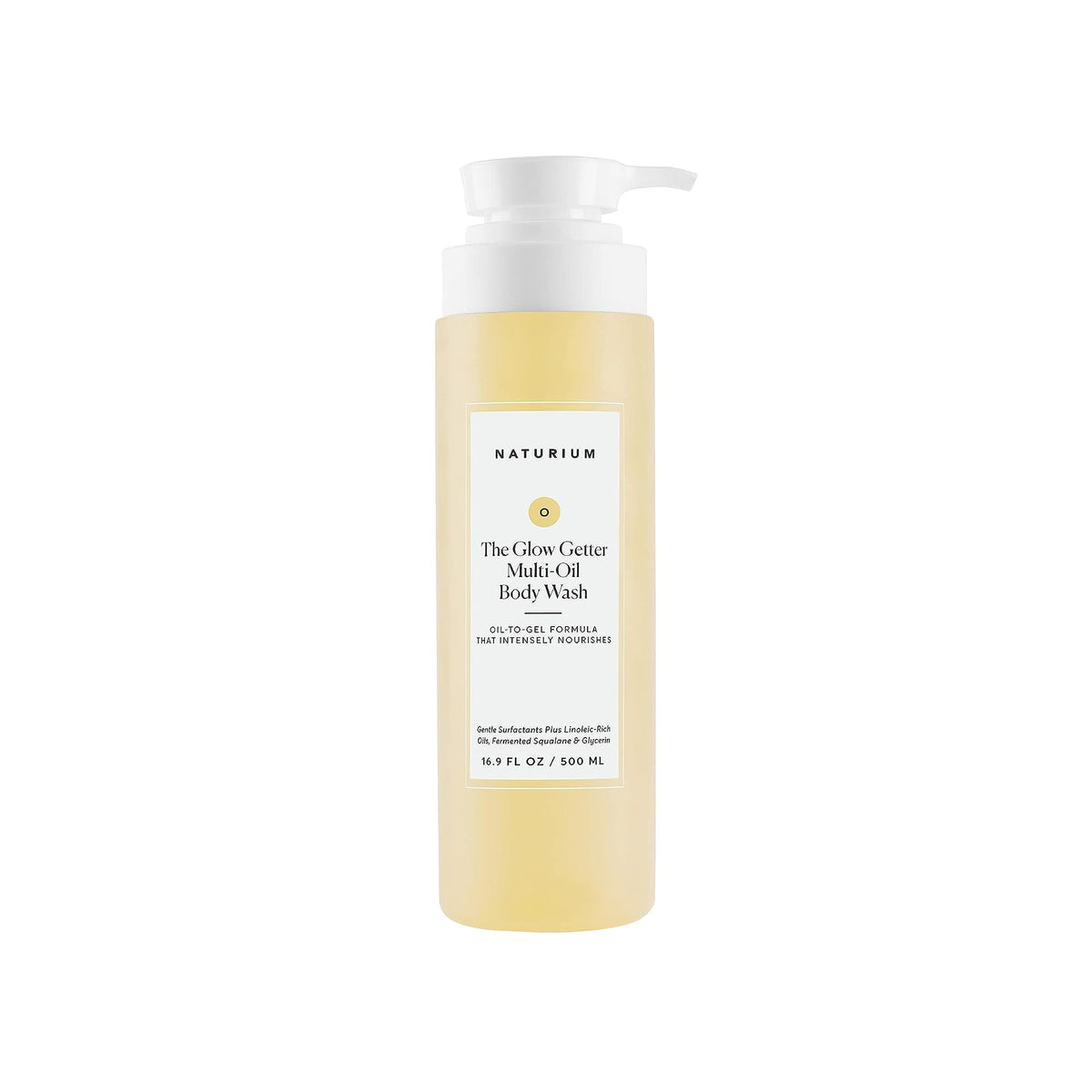 Naturium Glow Getter – bouteille-huile, hydratation douce prête pour une routine quotidienne.
