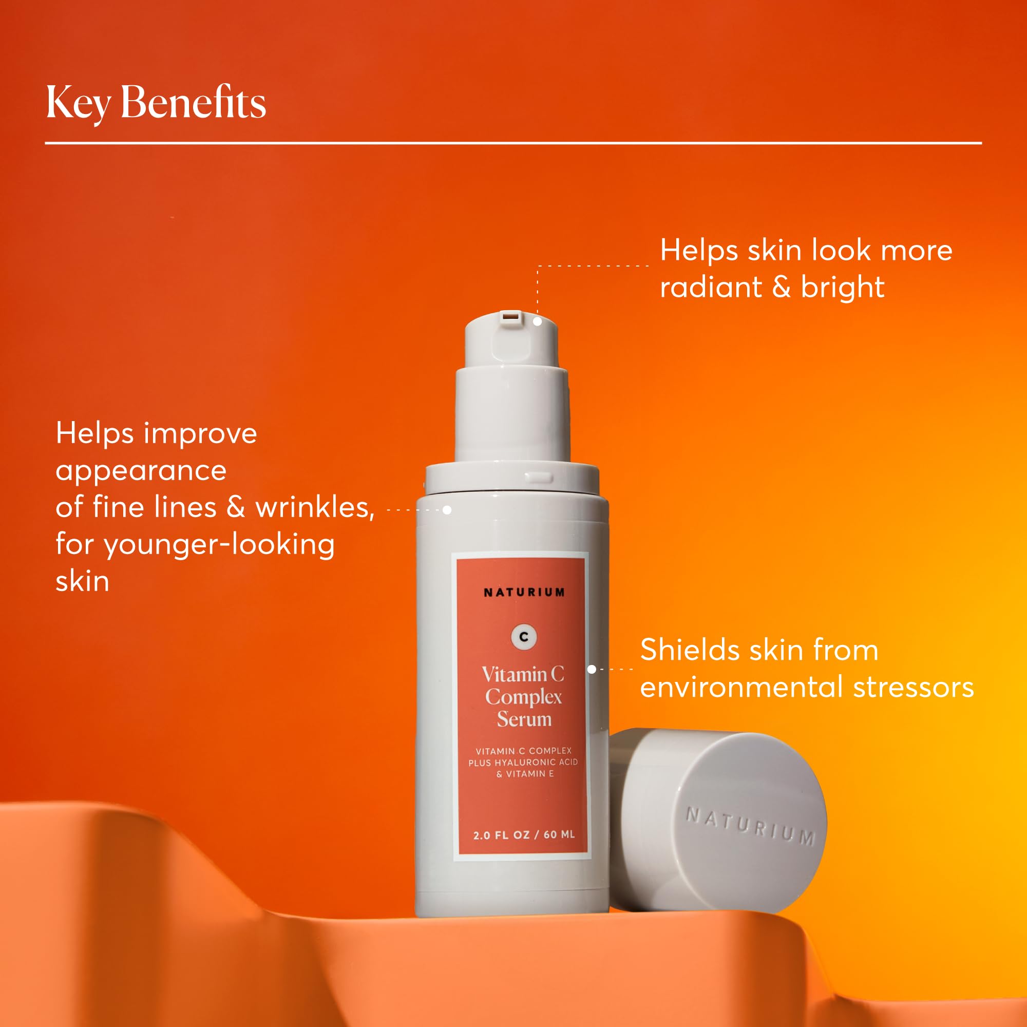 Naturium Sérum vitamine C complexe, étape de soin quotidienne pour un éclat progressif.