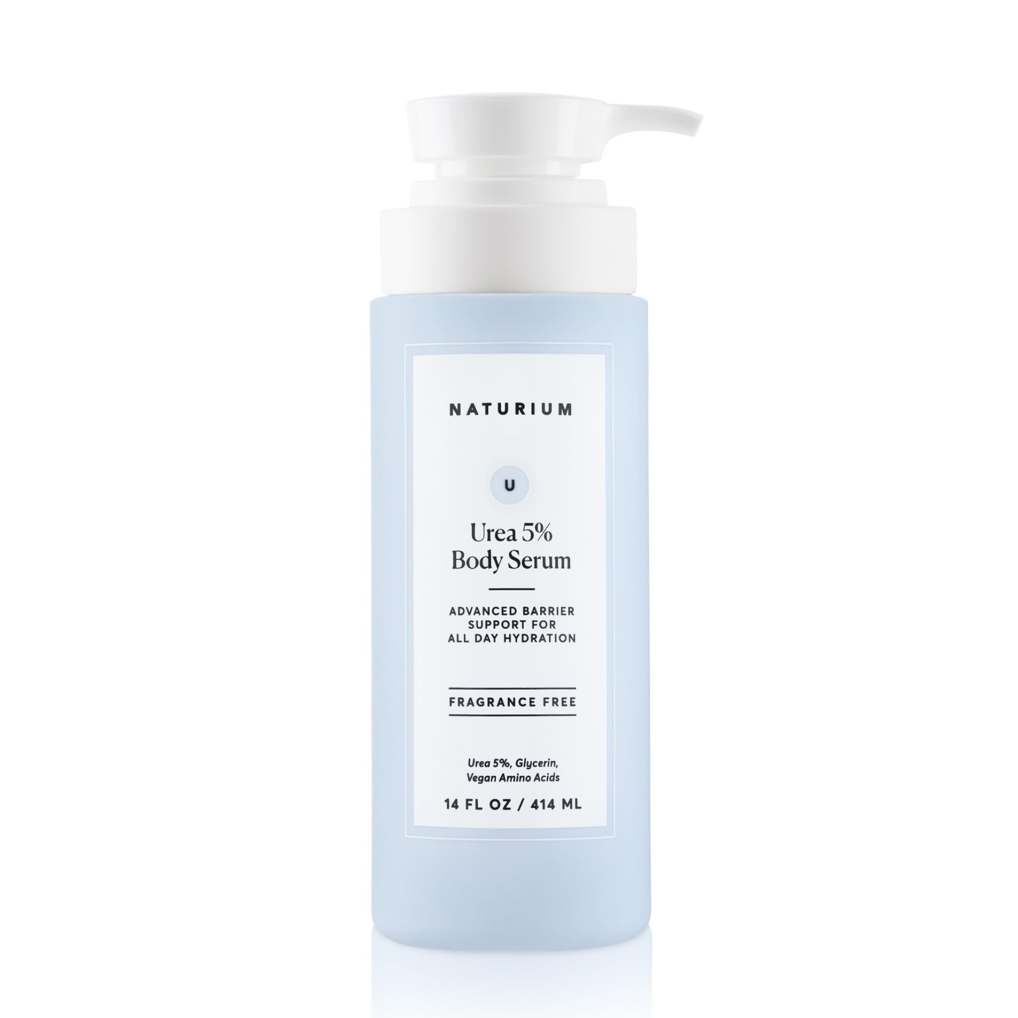 Naturium Urea 5% Serum Corps — bouteille élégante, hydratation légère pour la peau.
