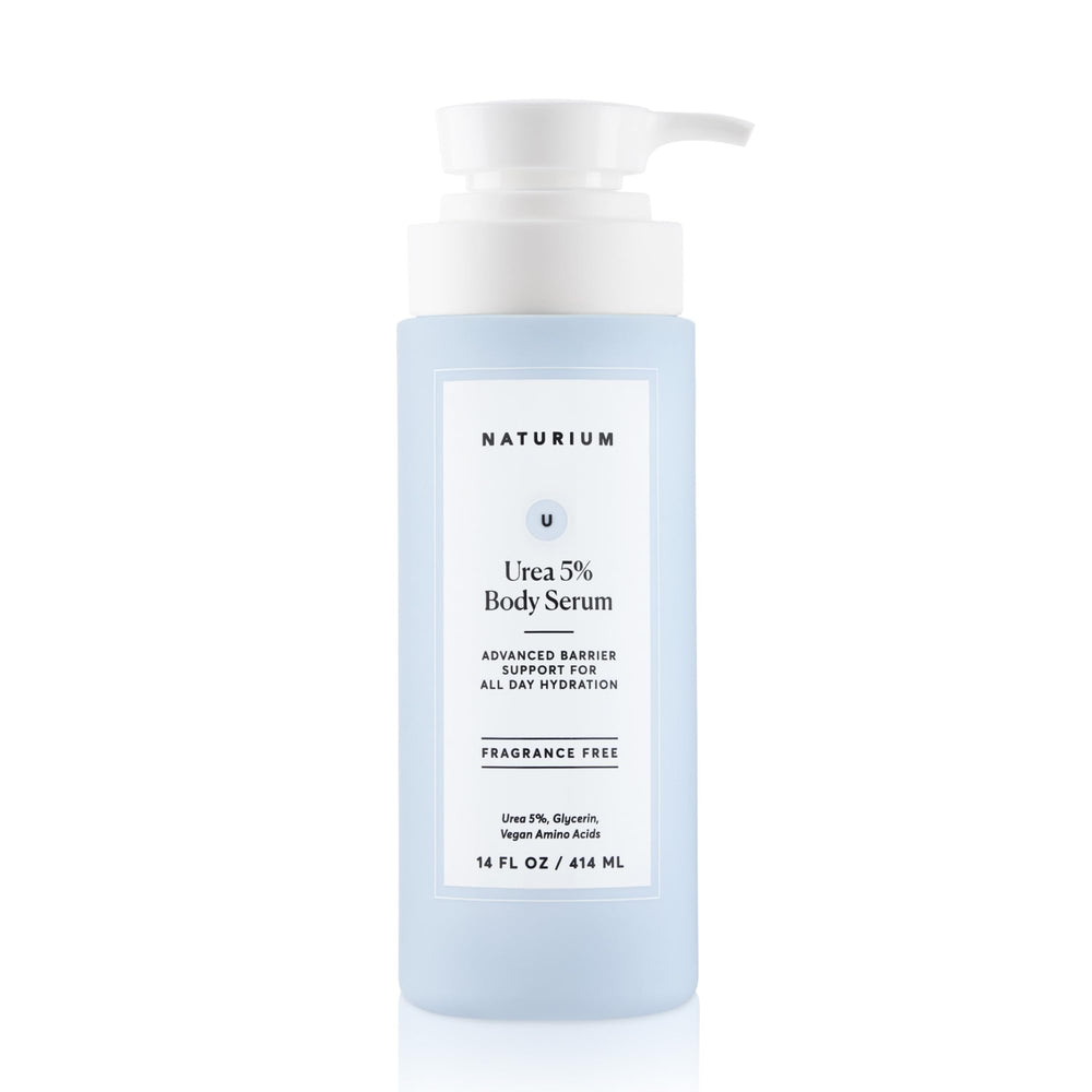 Naturium Urea 5% Serum Corps — bouteille élégante, hydratation légère pour la peau.