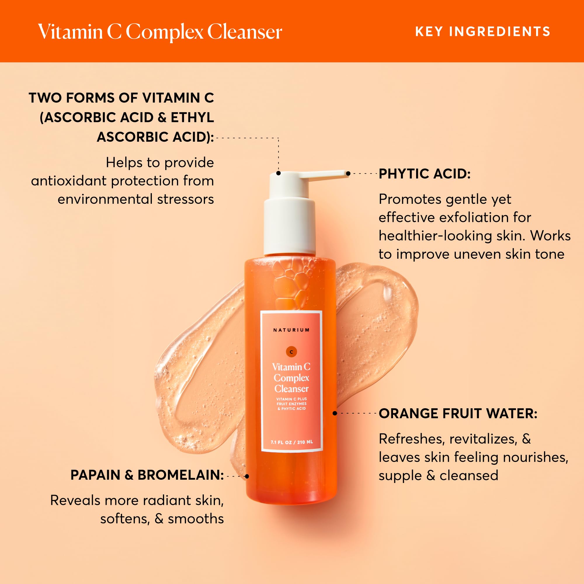 Naturium Vitamine C Complex Dissoudre Maquillage: démaquillage efficace et peau fraîche.