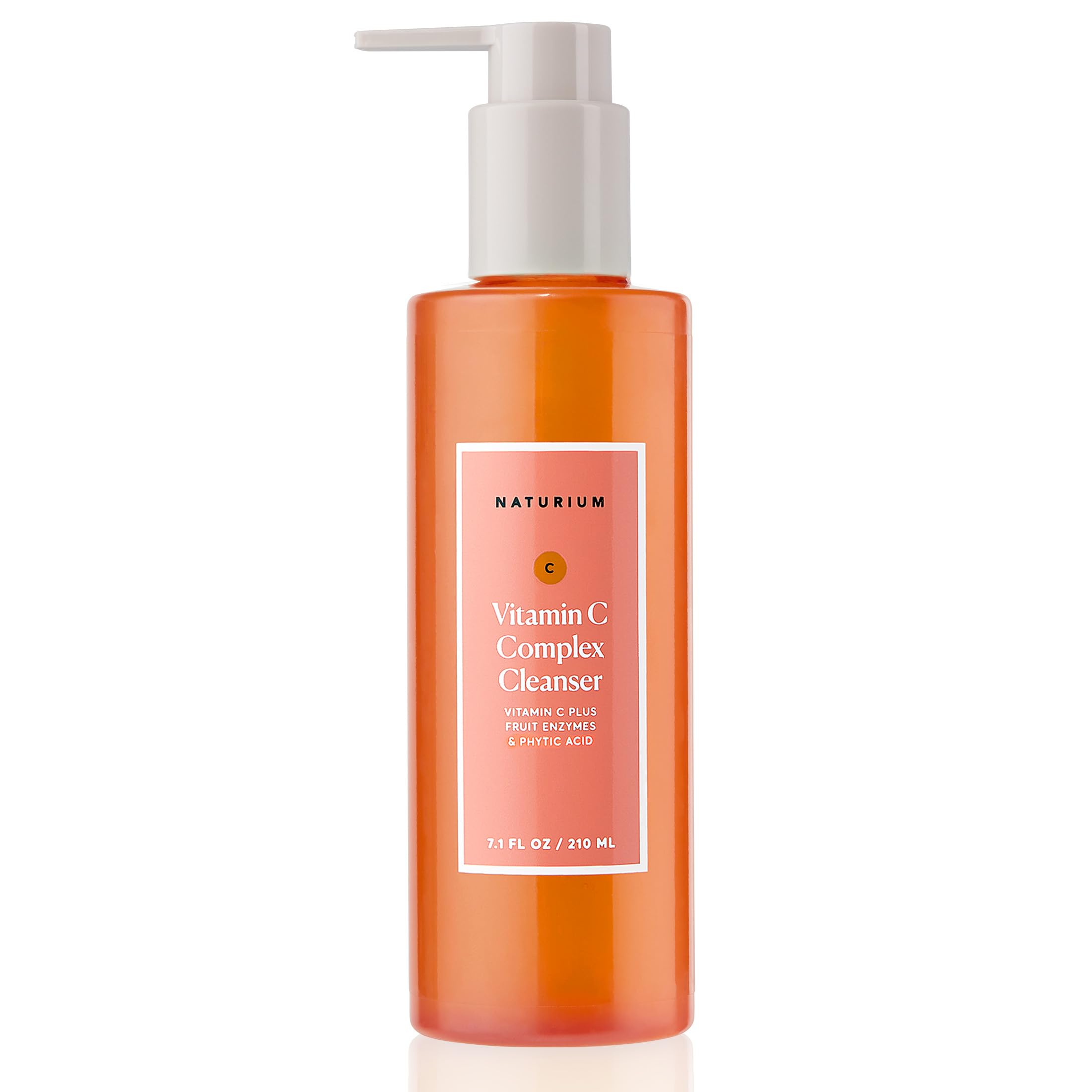 Naturium Vitamine C Complex Nettoyant Mousse Visage: peau propre et rafraîchie.
